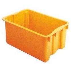 Bac rangement 45 l 600x400x250 mm jaune