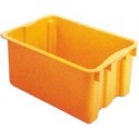Bac rangement 45 l 600x400x250 mm jaune