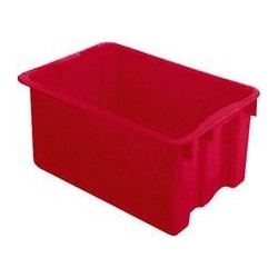 Bac rangement 45 l 600x400x250 mm rouge