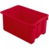 Bac rangement 45 l 600x400x250 mm rouge
