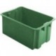 Bac rangement 60 l 650x450x280 mm vert