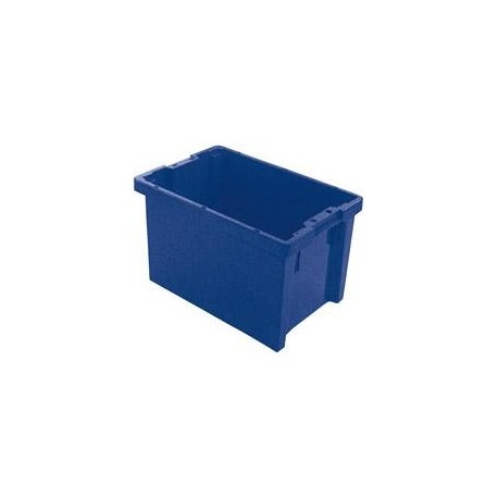 Bac rangement 65 l 600x400x350 mm bleu