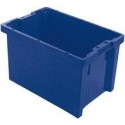 Bac rangement 65 l 600x400x350 mm bleu