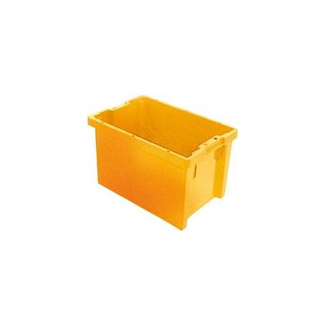 Bac rangement 65 l 600x400x350 mm jaune