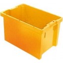 Bac rangement 65 l 600x400x350 mm jaune