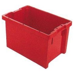 Bac rangement 65 l 600x400x350 mm rouge