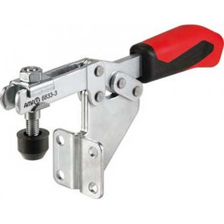Dispositif de serrage horizontal à embase angulaire, Taille : 1, Force de rétention F1 0,8 kN, Force de rétention F2 1,1 kN, Long. totale : 120 mm