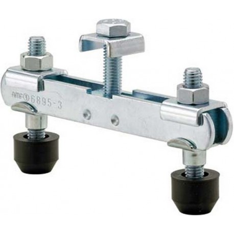 Bras transversal pour sauterelles, Taille : 4, Vis DIN 933 M8 x 65 mm, Capacité de serrage 40-125 mm, Larg. : 150 mm