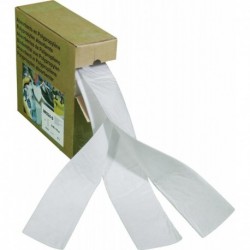 Bande absorbant huile, triple épaisseur, carton, blanc, capacité 23,9 L haute capacité