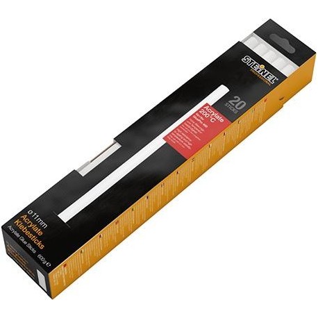 Baton de colle 300 mm Acrylate 20 unités Steinel