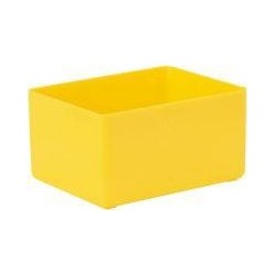 Boite rangement 106x80x54 mm jaune