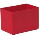 Boite rangement 80x53x54 mm rouge