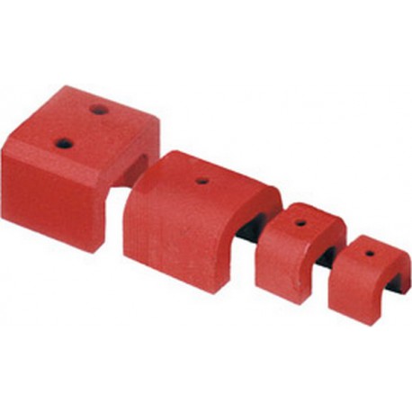 Aimant fer à cheval puissant, Long. : 45,0 mm, Larg. : 30,0 mm, Hauteur 30,0 mm, Ø d'alésage : 5,0 mm, Force de maintien : 118 N 