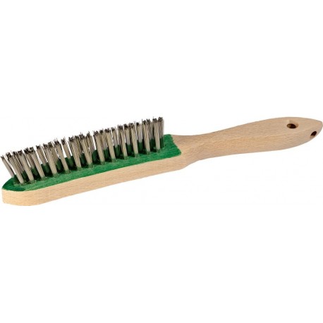 Brosse à soudures CrNiMo lisse 3 rangs 0,3mm ZEINTRA 1 PCS