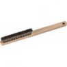 Brosse bougie V4A ondulé 4-rangés 01mm ZEINTRA