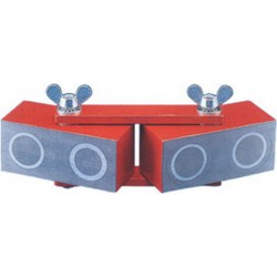 Bloc magnétique articulé réglable, Long. : 125 mm, Dimensions du bloc 60 x 25 x 25 mm, Force de maintien 150 N