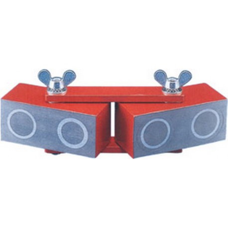 Bloc magnétique articulé réglable, Long. : 125 mm, Dimensions du bloc 60 x 25 x 25 mm, Force de maintien 150 N