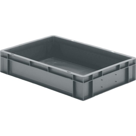 Caisse de transport 600x400x120 mm gris