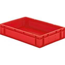 Caisse de transport 600x400x120 mm rouge