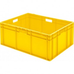 Caisse de transport 800x600x320 mm jaune
