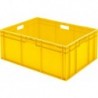 Caisse de transport 800x600x320 mm jaune