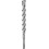 Foret pour perforateurs SDS-plus max-7, Ø : 24,0 mm, Long. hélice 400 mm, Long. totale 450 mm