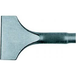 Burin SDS-plus avec douille de fixation SDS-plus, Modèle : Burin bêche, Larg. : 40 mm, Long. 250 mm