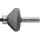 Fraise à chanfreiner, outil à bois, Ø : 35,0 mm, Angle 45 °, Long. utile 18,0 mm, Long. totale : 57,0 mm