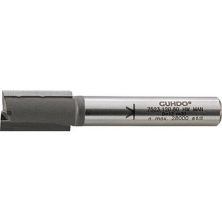 Fraise à rainurer, outil à bois, lame de perçage équipée pour outil à bois, Ø : 20 mm, Long. utile 19 mm, Long. totale 70 mm