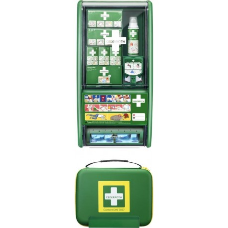 Coffre premiers secours./DIN13157