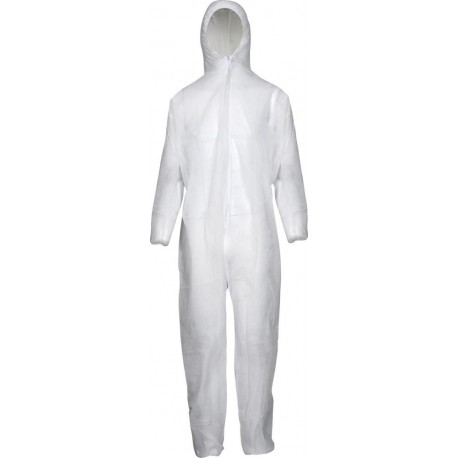 Combinaison jetable PP50 g/m2 Taille L blanc