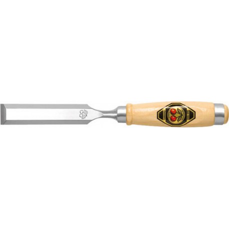 Ciseau avec manche en bois n° 1001, Larg. : de la lame : 12 mm