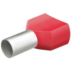 Cosse double avec collerette 12mm 2x1mm2 KNIPEX