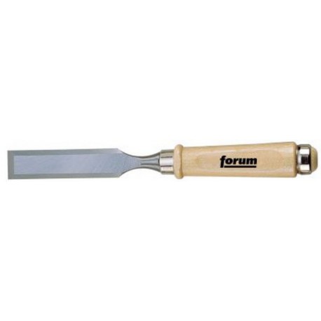 Ciseau avec manche en bois, Larg. : de la lame : 22 mm