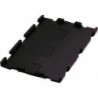 Couvercle pliant noir f. VTK 600 Pack a 4 unités