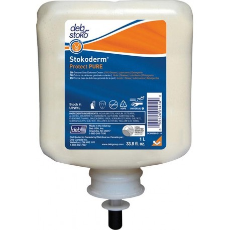 Crème protectrice Stokoderm Protect PURE 1 L cartouche (Par 6)