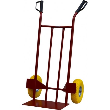 Diable Typ 250 Pneus PU jaune Pneus PU jaune (acier)