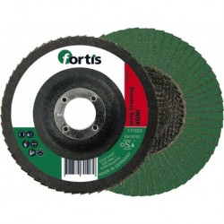 Disque à lamelles Inox125mm K60 bombé FORTIS