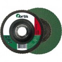 Disque à lamelles Inox125mm K60 bombé FORTIS
