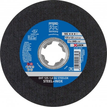 Disque de coupe SG X-LOCK STEELOX 115x24mm Pferd