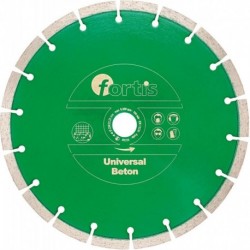 Disque diamant Universal Beton Ø 230 mm gesintert 10 mm Alésage 222 mm FORTIS