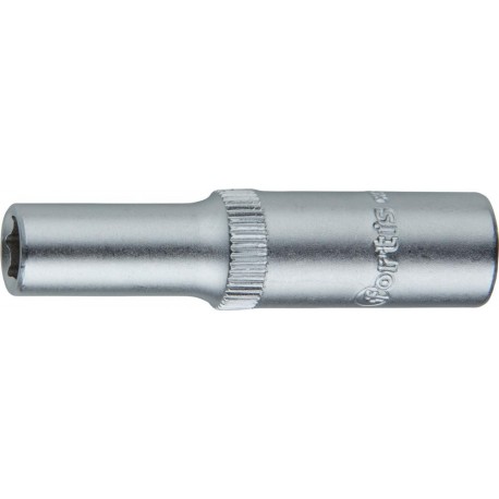 Douille 1/4 10 mm 6kt. long FORTIS