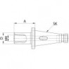 Douille intermédiaire DIN2080 Form D SK50/MK4 FORTIS