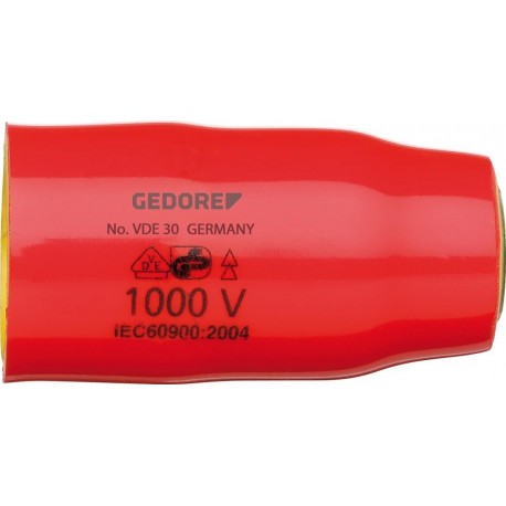 Douille VDE 6-coté 3/8 10x mm GEDORE
