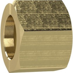 Écrou-raccord laiton 6 pans F1/2" pour douille Ø intérieur tuyau 6/9mm RIEGLER 1 PCS