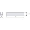 Embase pour jauge de profondeur 200mm TESA