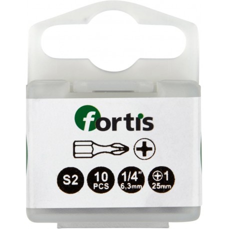 Embout Bit 1/4 DIN3126 C63 PH 2x25mm Torsion a10 unités