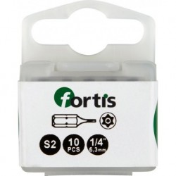 Embout Bit 1/4 DIN3126 C63 TX10x 25mm . 10 unités