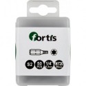 Embout Bit 1/4 DIN3126 C63 TX20 50er Pack FORTIS