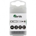 Embout Bit 1/4 DIN3126 E63 PH 1x50mm a10 unités FORTIS
